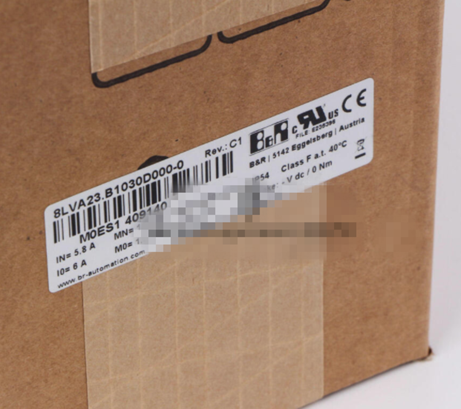 B&R 8LVA23.B1030D000-0 Servo Motor - B&R