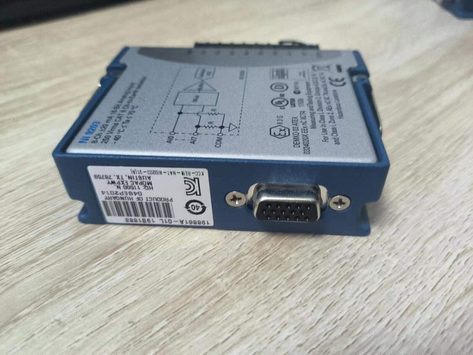 National Instruments NI 9203 cDAQ Analog Current Input Module NI-9203 SHIP - NATIONAL INSTRUMENTS