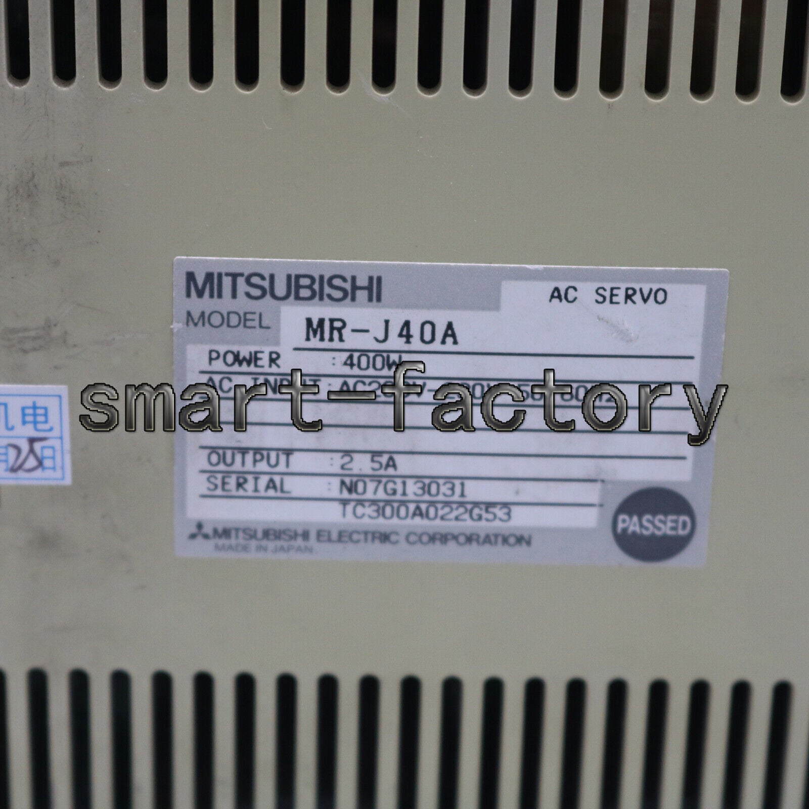 Mitsubishi servo drive controller MR J40A - MITSUBISHI