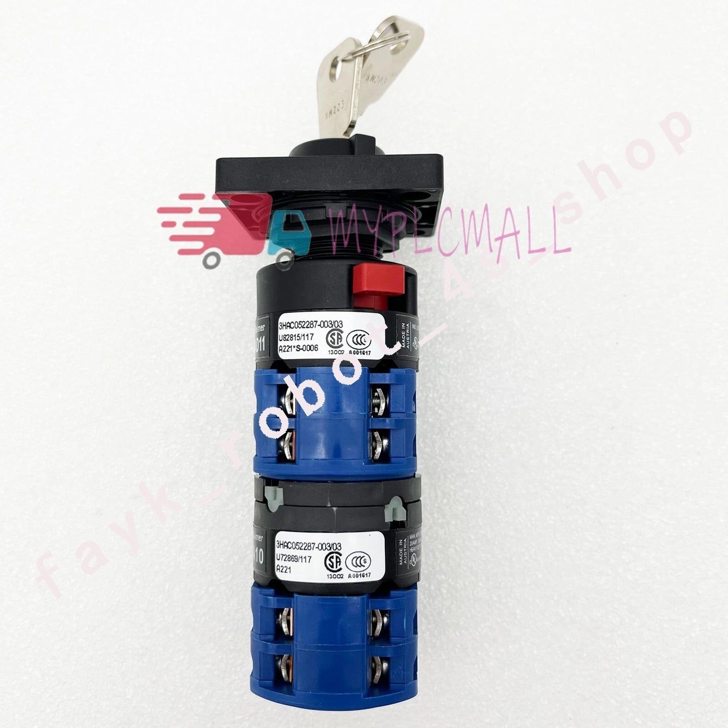3HAC052287-003/03 2-Level 4-section mode switch for ABB robot control cabinet