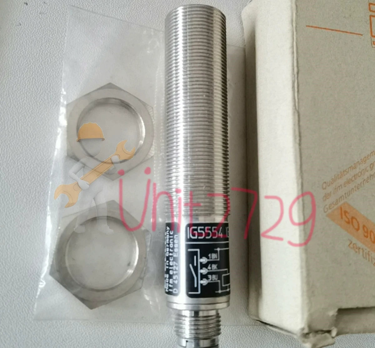 IFM IG5554 Inductive Proximity Sensor #un