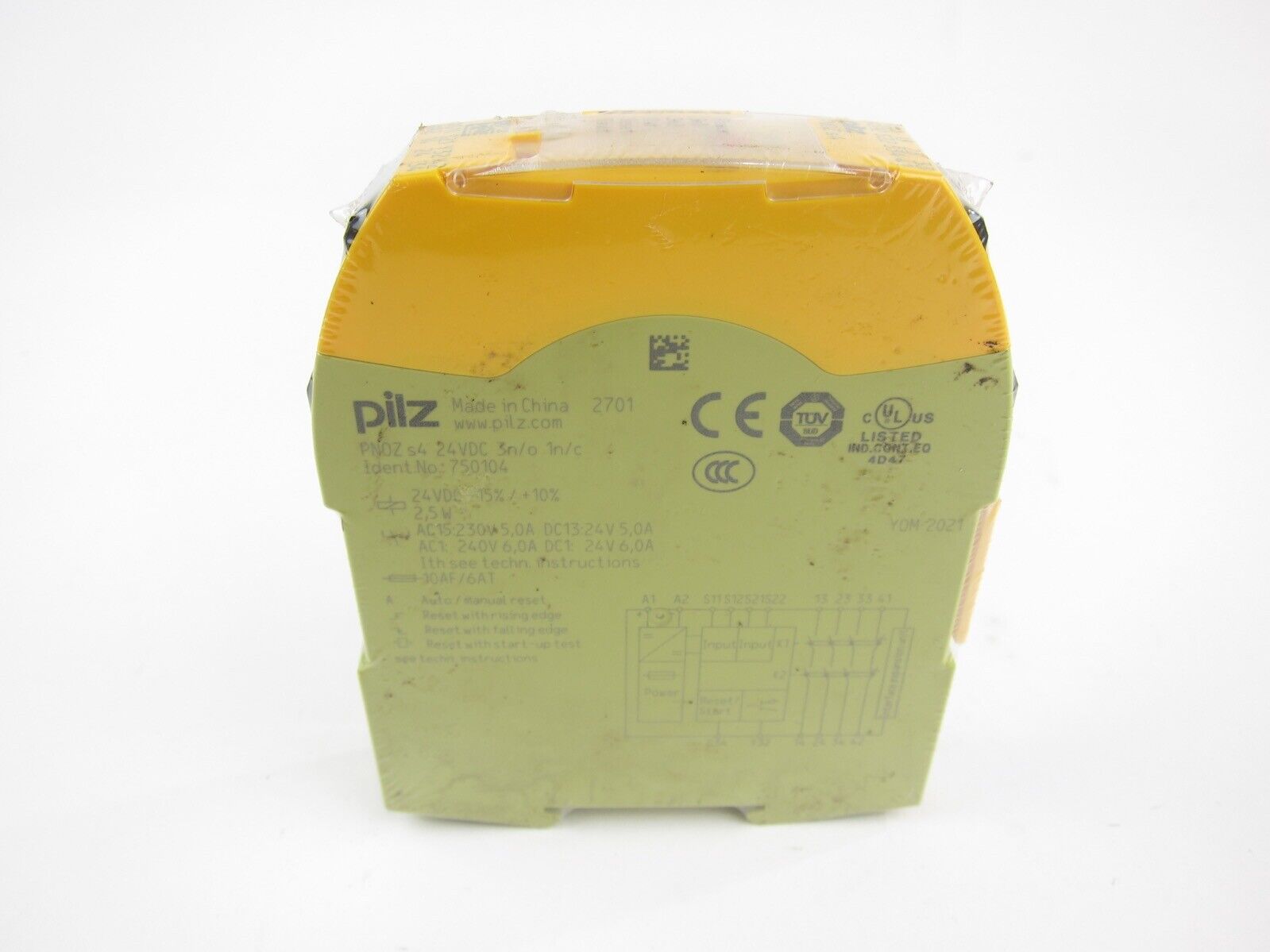 New Pilz 750104 Safety Relay PNOZ-S4-24VDC-3N/O-1N/C SHIP Pilz