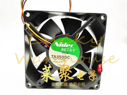 Nidec M34859-33L RAD 9038 DC48V 0.28A 9CM 3-Wire Dual Ball Cooling Fan