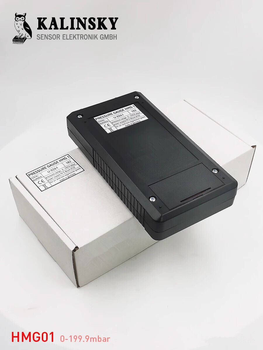 new Kalinsky handheld electronic pressure gauge HMG01 millibar meter Owl 0-199.9mbar - KALINSKY