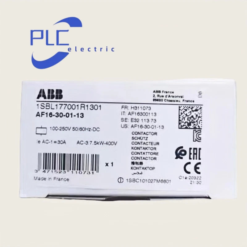 1PCS ABB Type AF16-30-01-13 Block Type AC Contactor 100-250V Fast Delivery