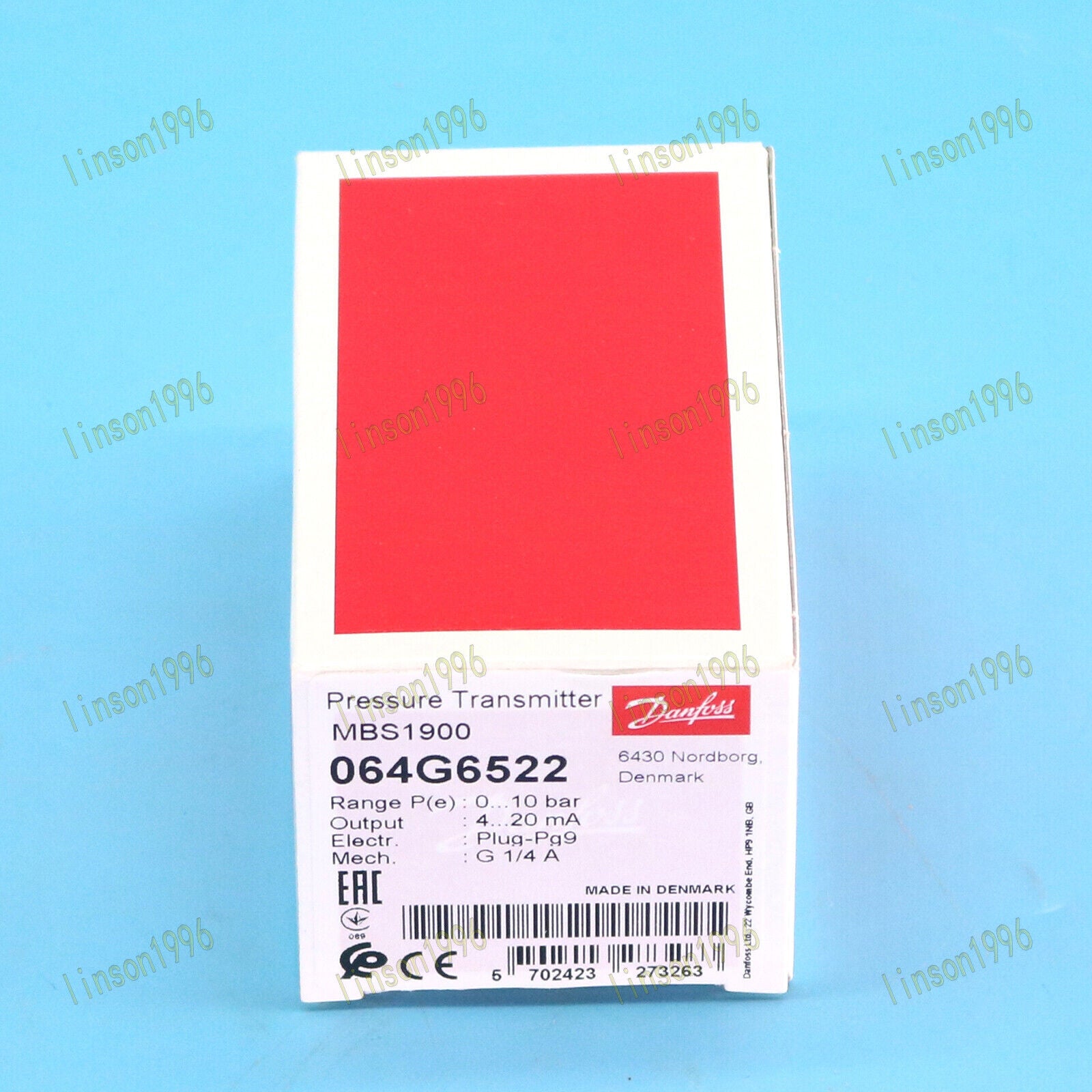 1PCS Danfoss 064G6522 Pressure Sensors MBS1900 Fast Ship - DANFOSS