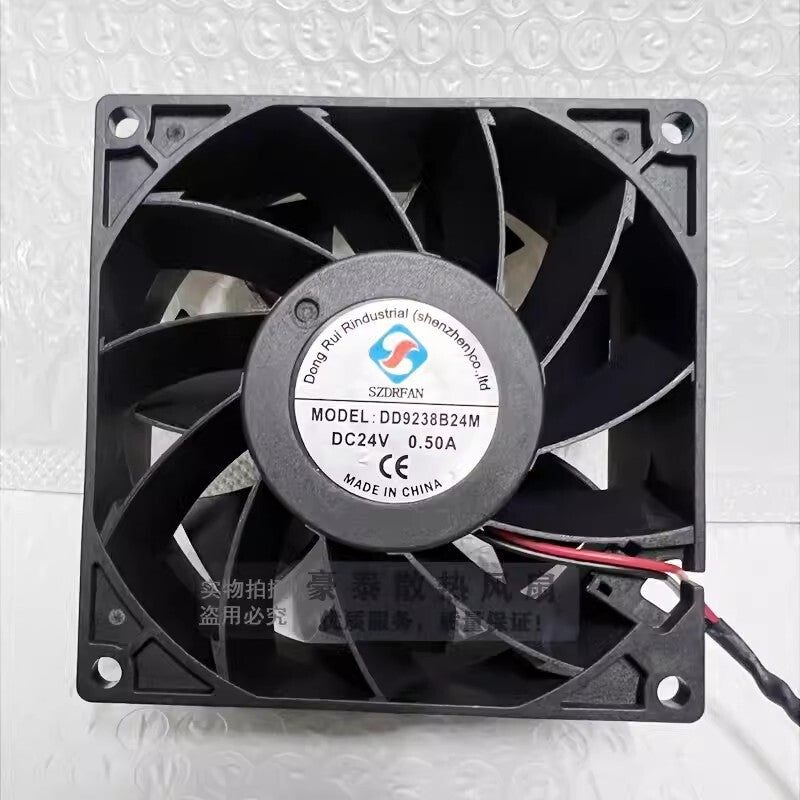 1PCS DD9238B24M 9238 DC24V 0.50A 9CM 2 Dual Ball Cooling Fan