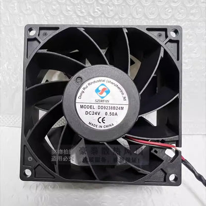 1PCS DD9238B24M 9238 DC24V 0.50A 9CM 2 Dual Ball Cooling Fan