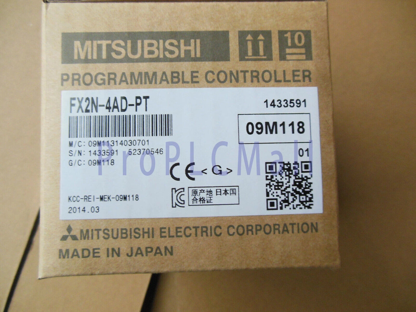 Mitsubishi PLC FX2N-4AD-PT FX2N4ADPT Fast 1PCS