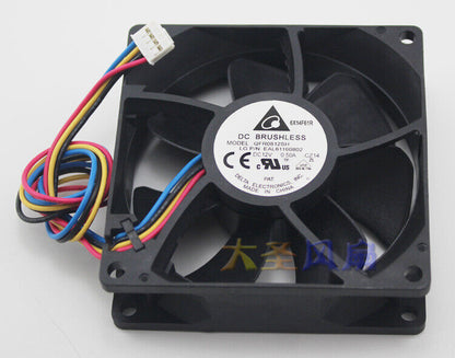 Delta QFR0812SH 12V 0.50A 80x80x25mm cooling fan 4pin - DELTA