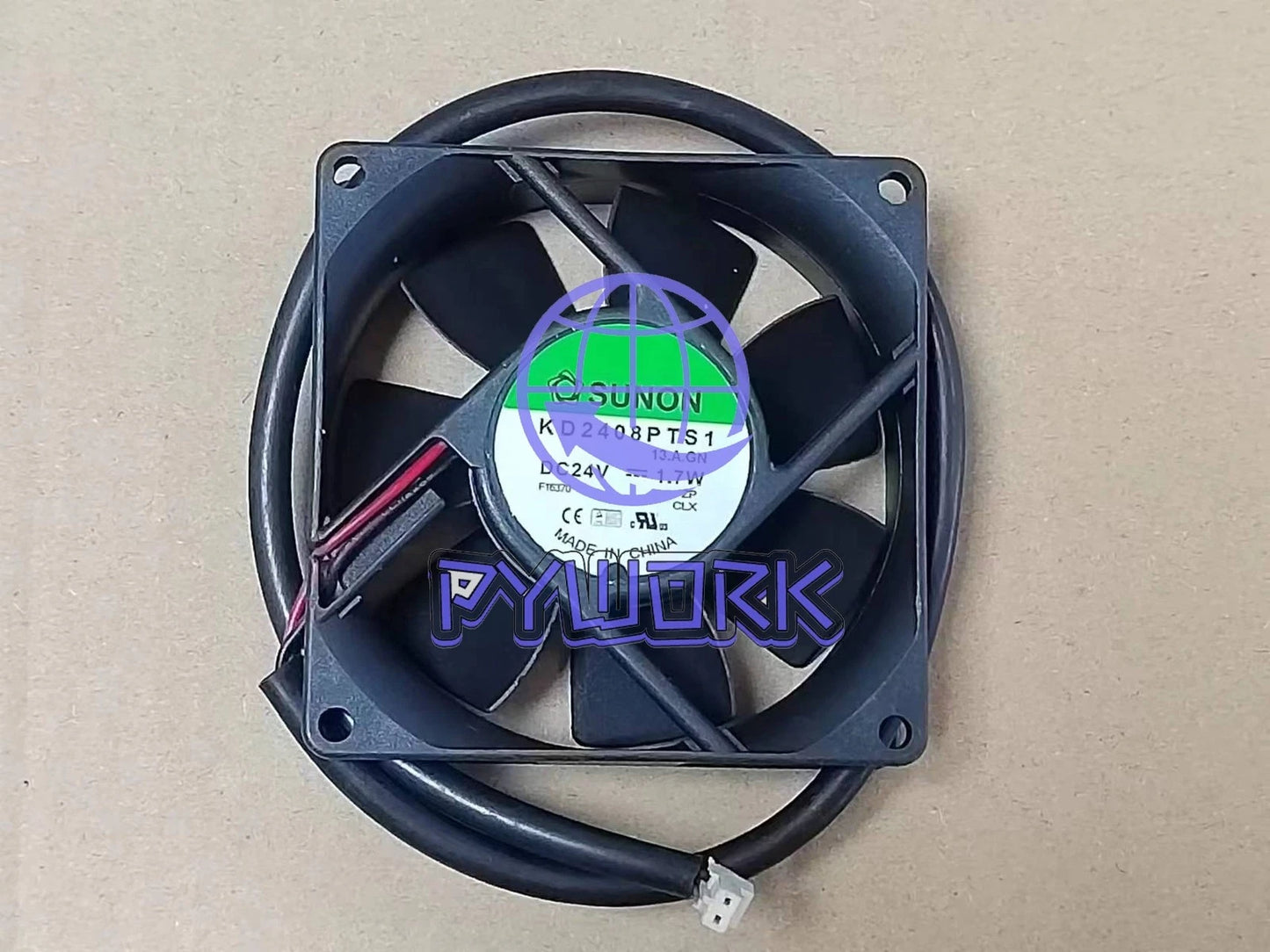 SUNON 8025 KD2408PTS1 DC24V 1.7W 2-pin industrial control inverter server fan~