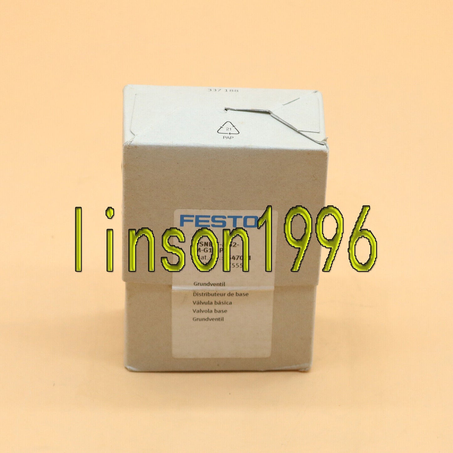FESTO VSNB-F-M52-M-G14-P2 Solenoid Valve In Box - FESTO