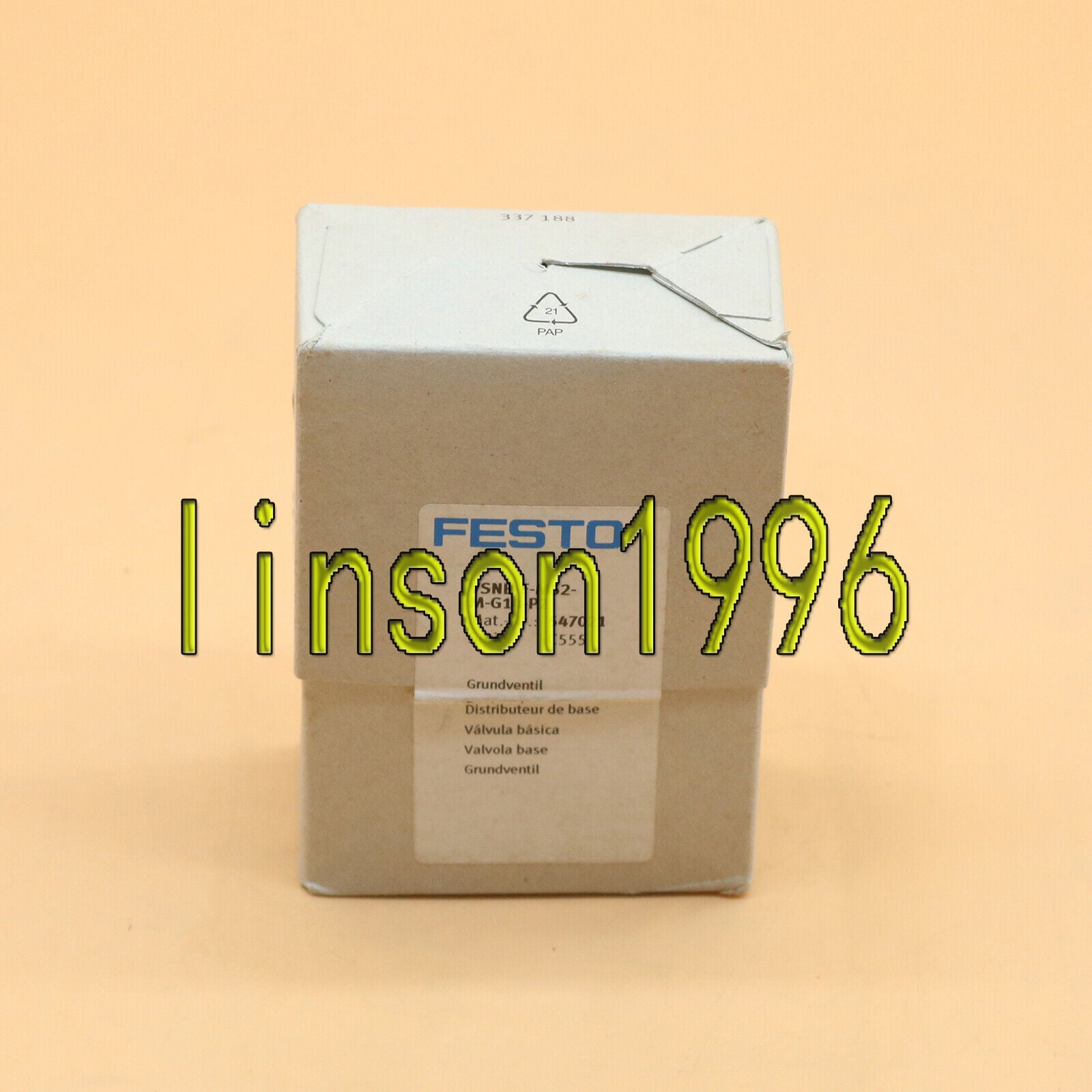 FESTO VSNB-F-M52-M-G14-P2 Solenoid Valve In Box - FESTO