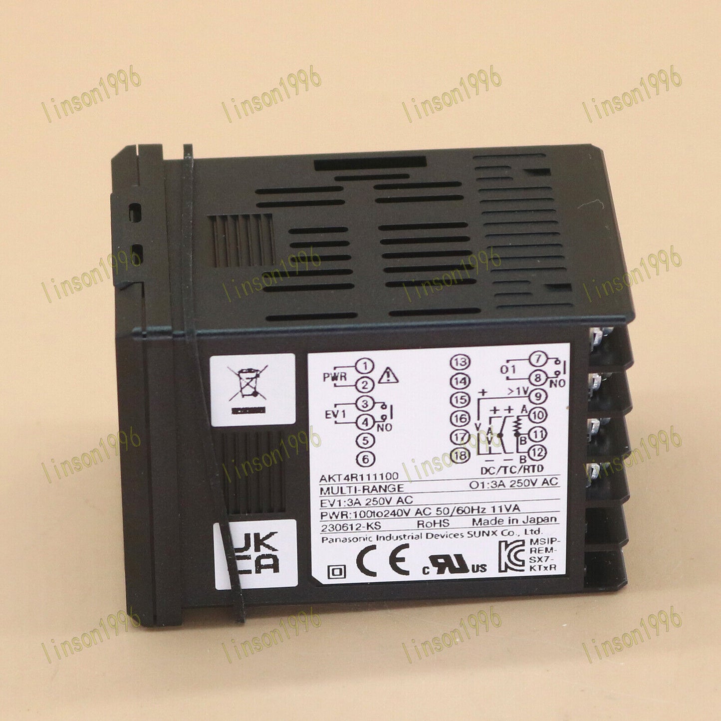 PANASONIC Temperature Controller AKT4R111100 - PANASONIC