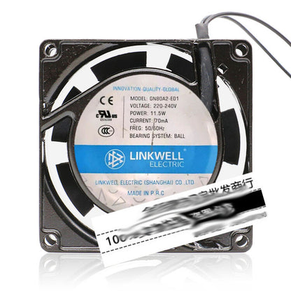 LINKWELL GN80A2-E01 8CM 220V 11.5W Cabinet AC Cooling Fan