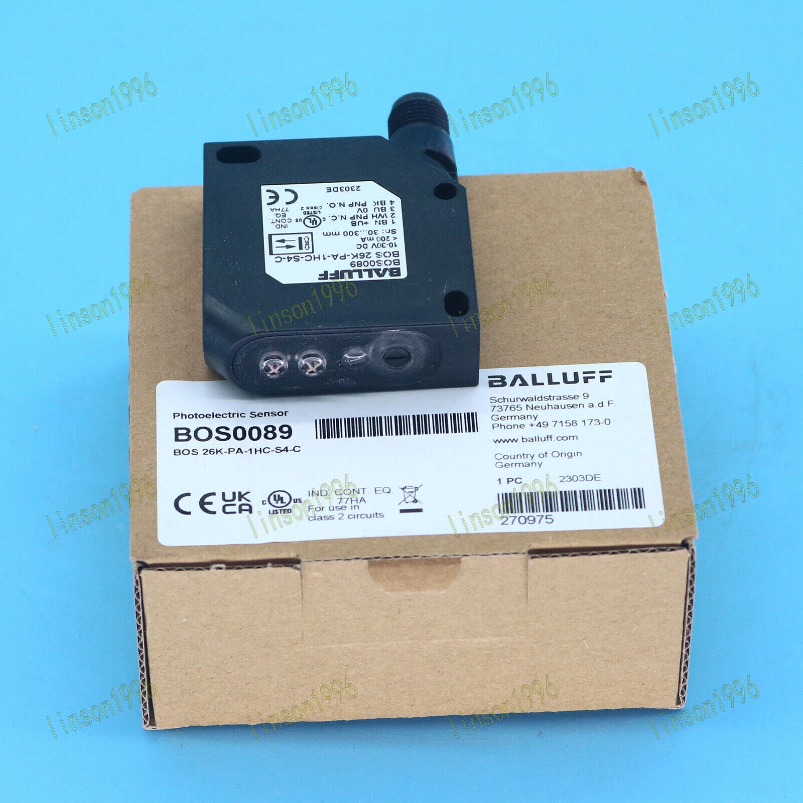 new 1PC  Balluff BOS 26K-PA-1HC-S4-C photoelectric switch One year Balluff