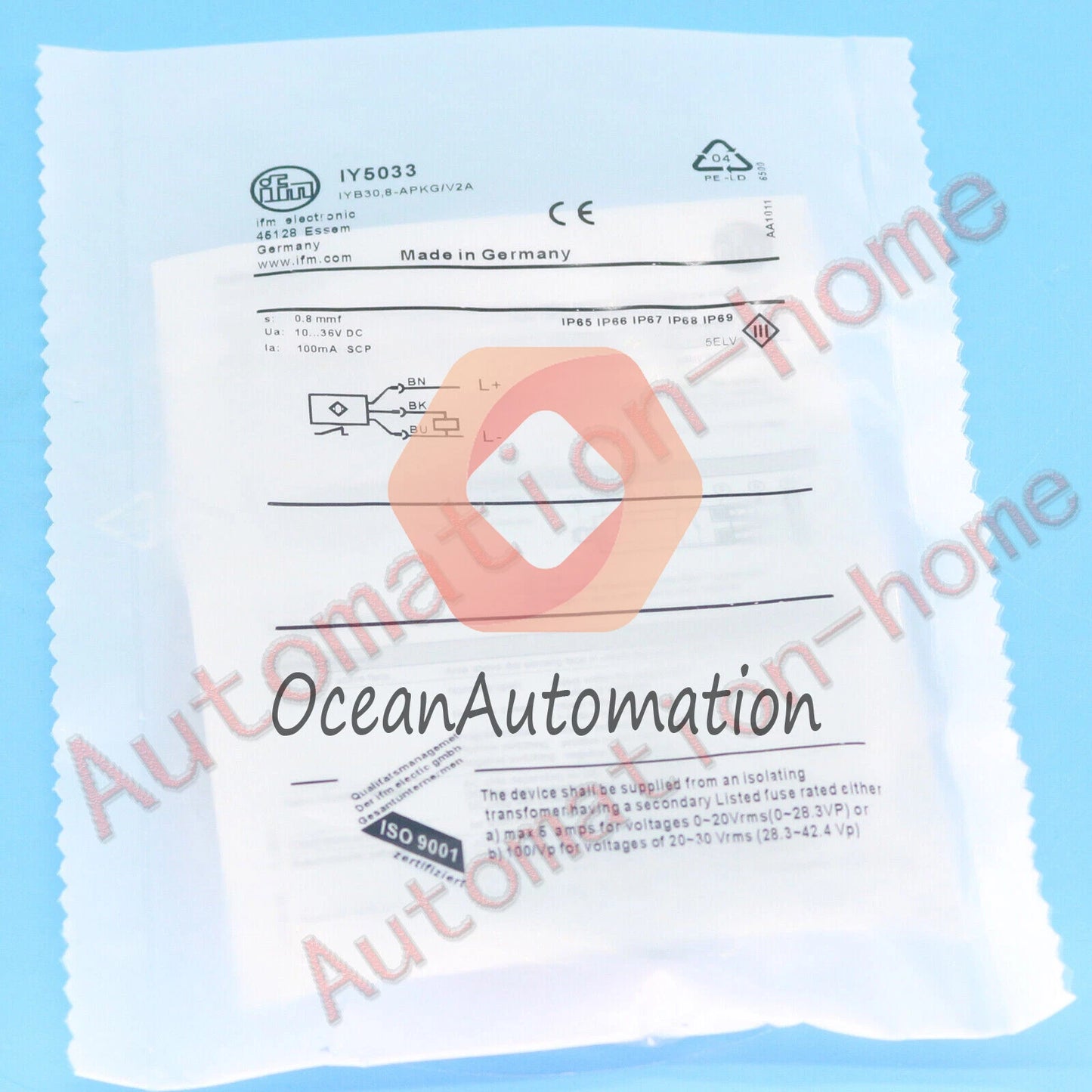 1PCS IFM IY5033 Proximity Sensor Free Shipping