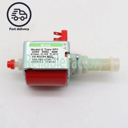 1x ULKA EP5 48W 650CC/MIN Solenoid Pump Water Pump For Coffee Machine