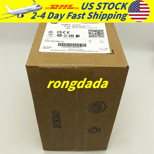 Allen-Bradley PowerFlex 525 AC Drive 25B-D010N114 Sealed - ALLEN-BRADLEY