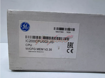 GE Fanuc IC200CPU002 Model: IC200CPU002-JG - GE