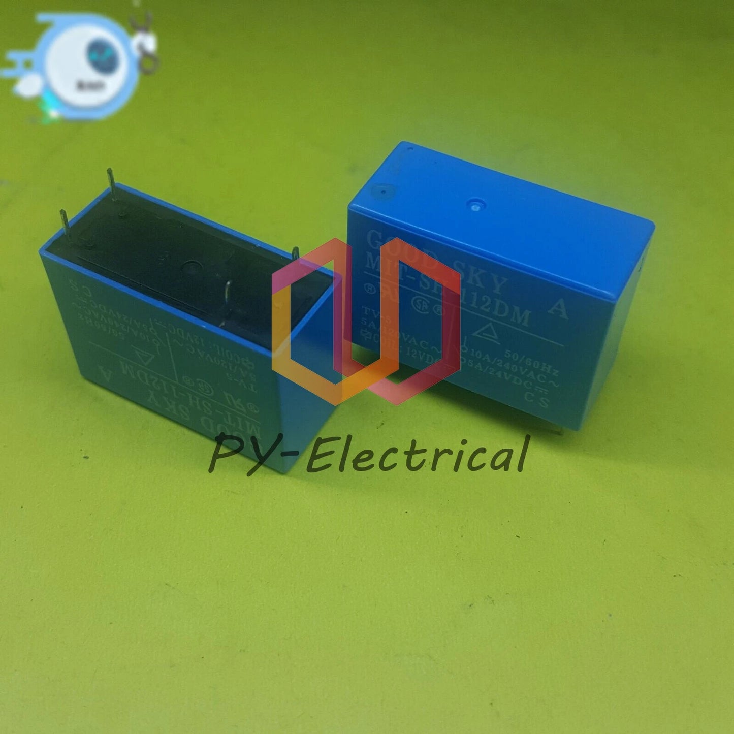 10Pcs GOODSKY MIT-SH-112DM 12VDC Power Relay 4Pins 5A 120VAC~