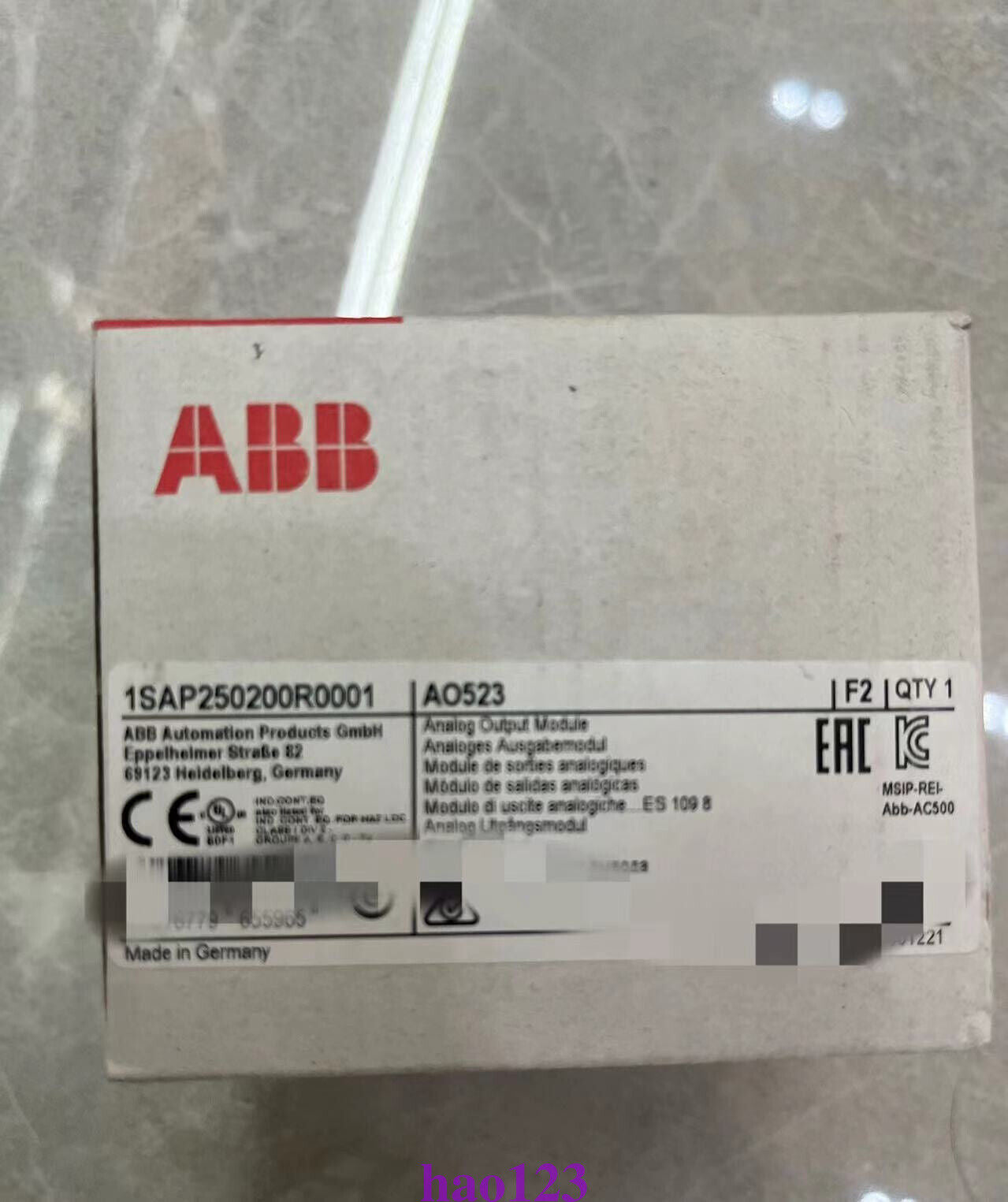 Fast AO523 PLC Modules - [VENDOR NAME]
