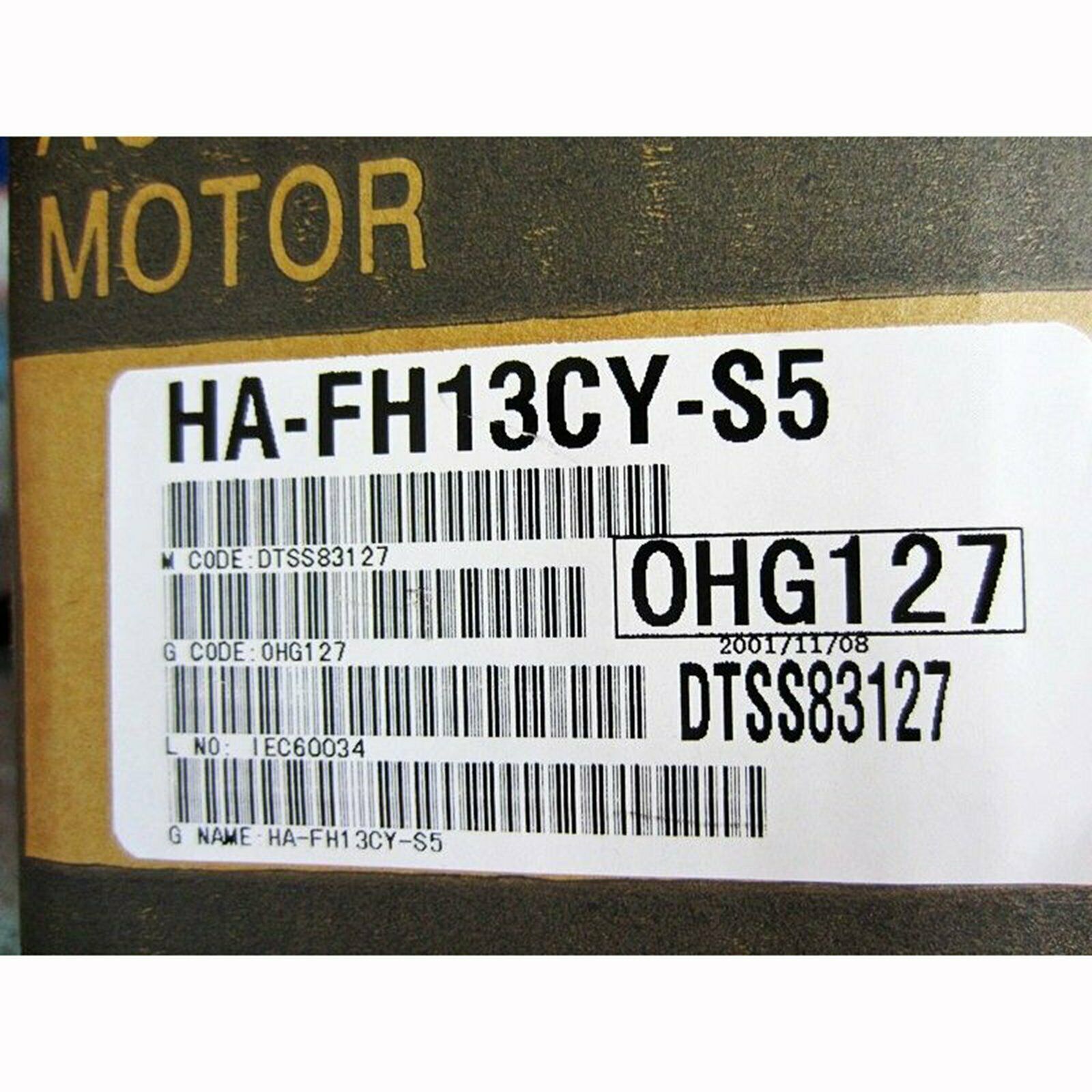 Mitsubishi HA-FH13CY-S5 Servo Motor One Year - MITSUBISHI