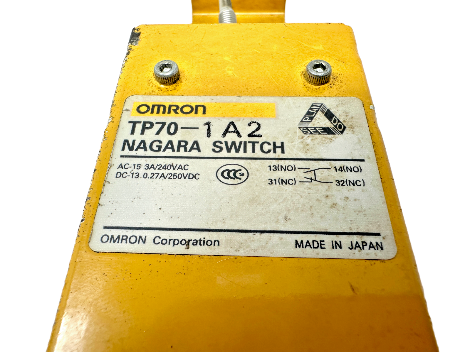 used Omron TP70-1A2 Limit Switch