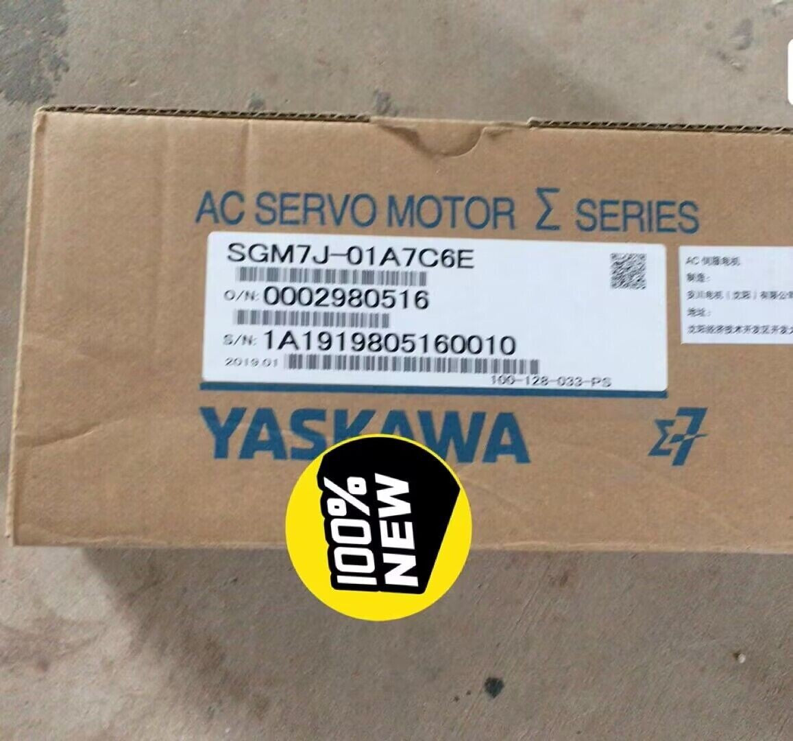 YASKAWA SGM7J-01A7C6E AC SERVO MOTOR SGM7J01A7C6E