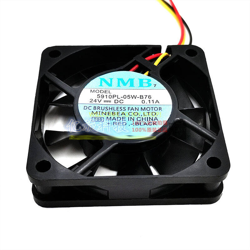 NMB 5910PL-05W-B76 6015 24V 0.11A 6CM inverter cooling fan