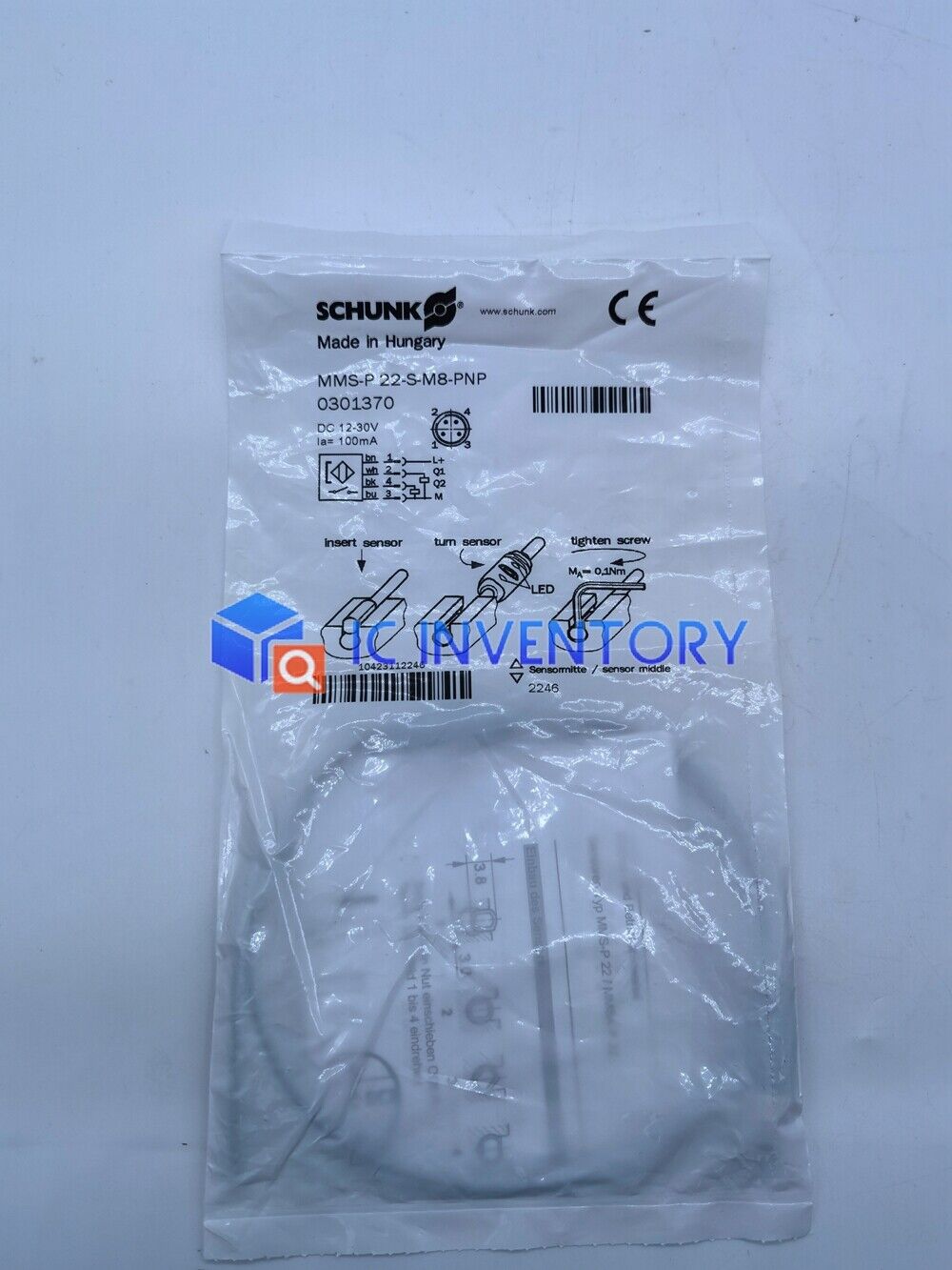 new 1PCS For SCHUNK MMS-P22-S-M8-PNP 0301370 Proximity Sensor - SCHUNK