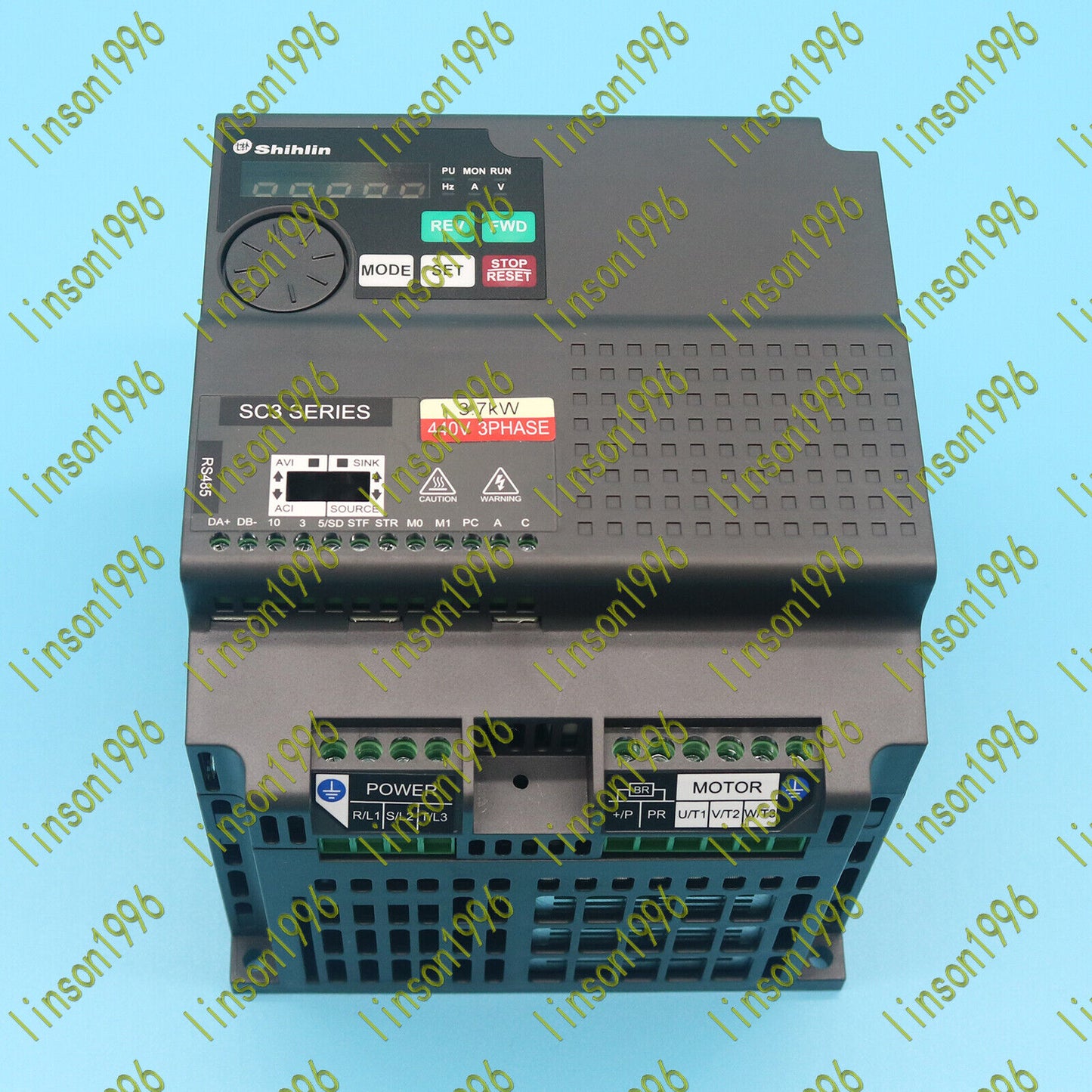 Used Shihlin SC3-043-3.7K Inverter Tested In OK - SHIHLIN