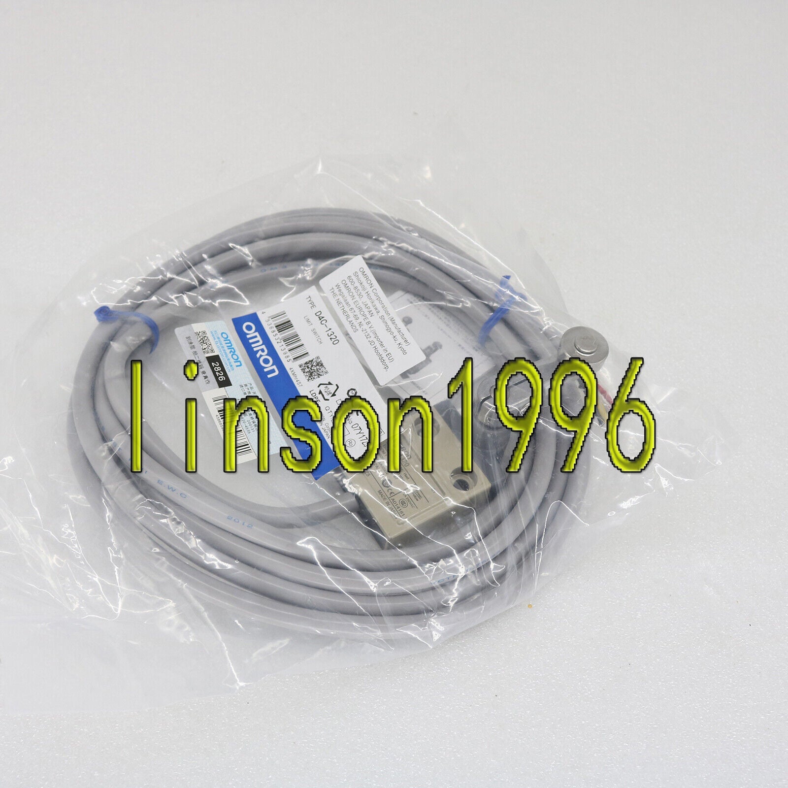 Omron Waterproof Travel Limit Switch D4C-1320 - OMRON