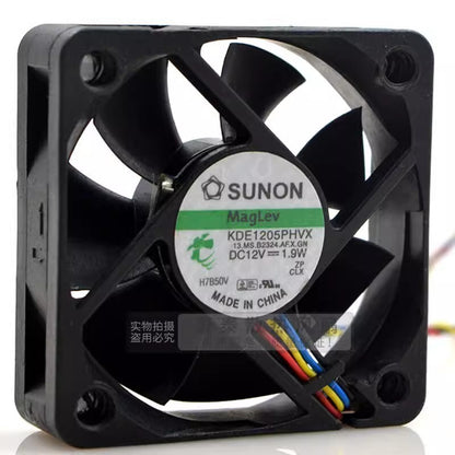 SUNON KDE1205PHVX 5015 DC12V 1.9W 4-Wire PWM Temperature Control Cooling Fan