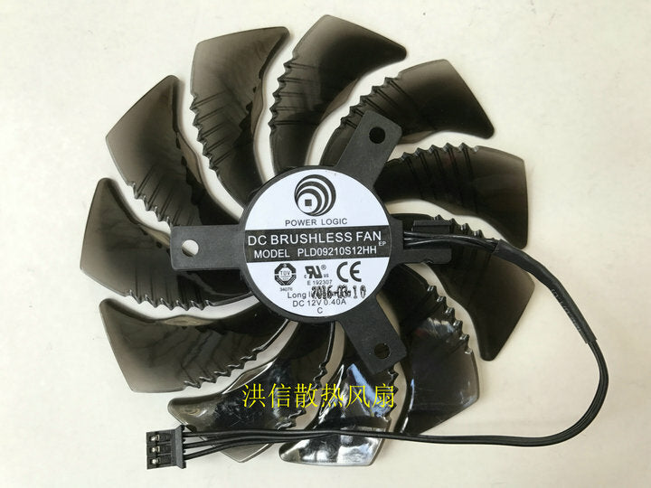 POWER LOGIC PLD09210S12HH 12V 0.40A for GIGABYTE cooling fan 3pin