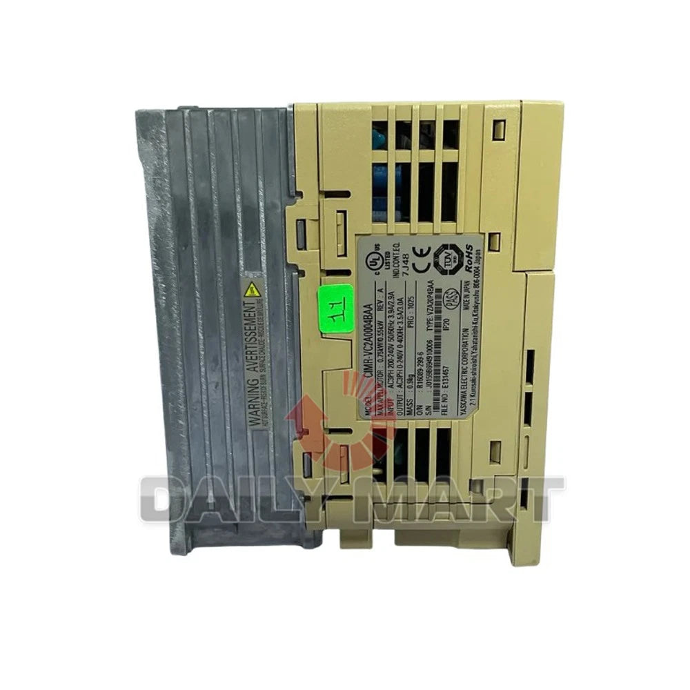 & Tested YASKAWA V1000 CIMR-VC2A0004BAA Inverter 0.55/0.75KW 220V