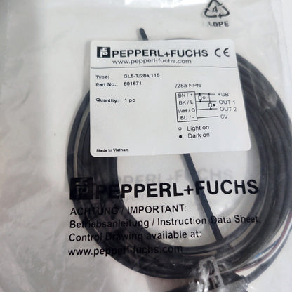 New Pepperl+Fuchs Photoelectric Switch GL5-T/28A/115 Fast Ship - PEPPERL+FUCHS