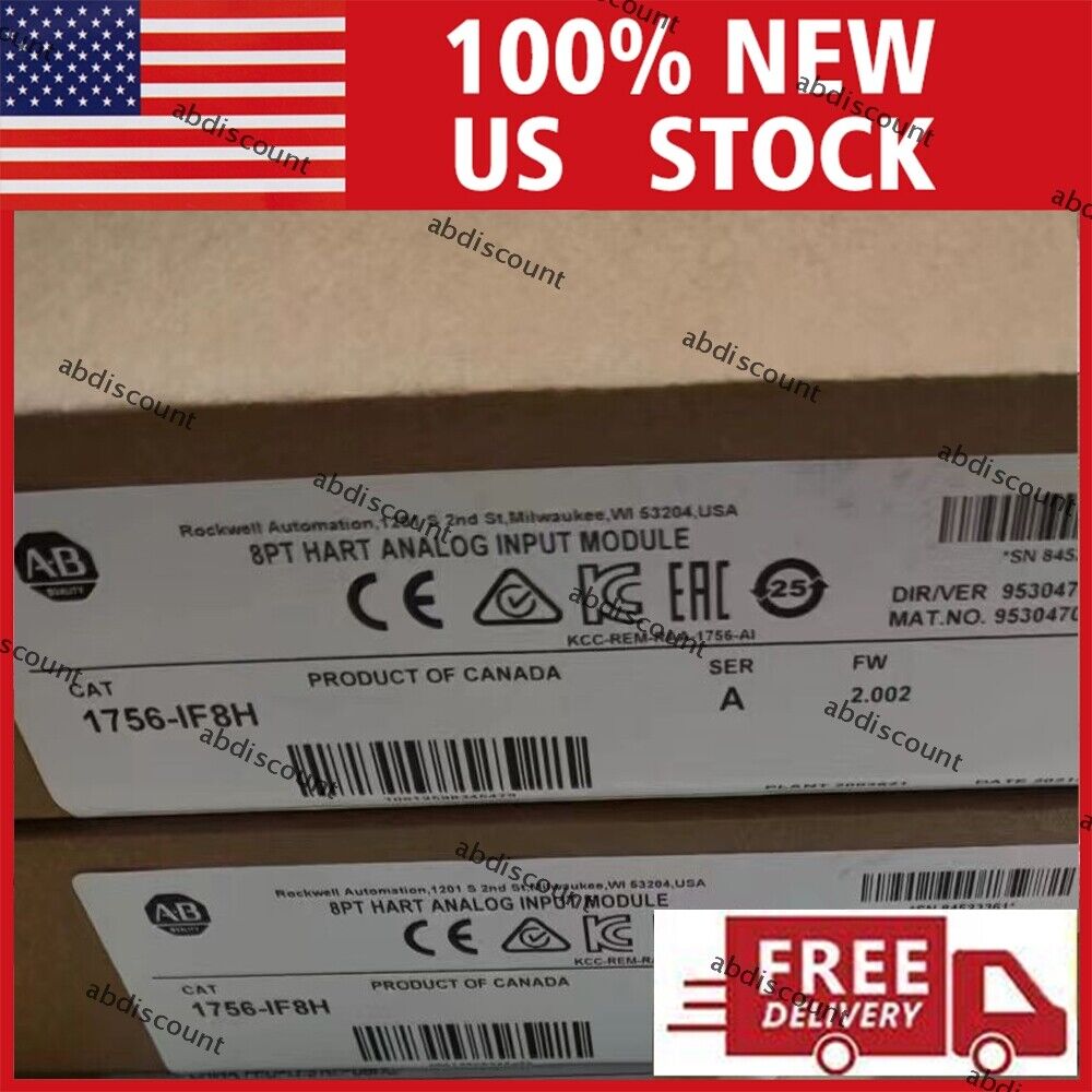 New Sealed Allen-Bradley 1756-IF8H SER A HART Analog Input Module AB 1756 IF8H - ALLEN-BRADLEY