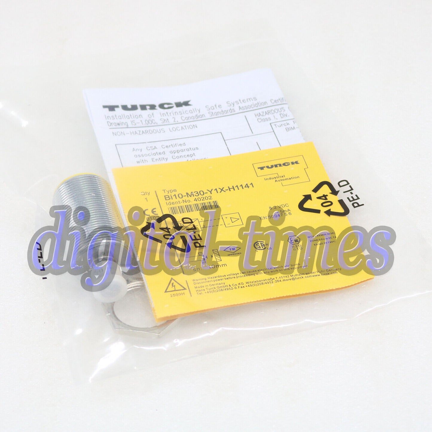 Turck Inductive Sensor Bi10-M30-Y1X-H1141 - TURCK