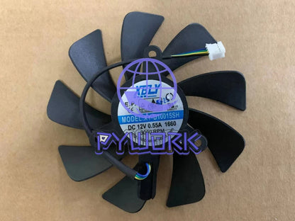 95MM XY-D10015SH 3000RPM graphics fan for MSI GTX 1650 GTX 1660 Ti AERO ITX 6G ~
