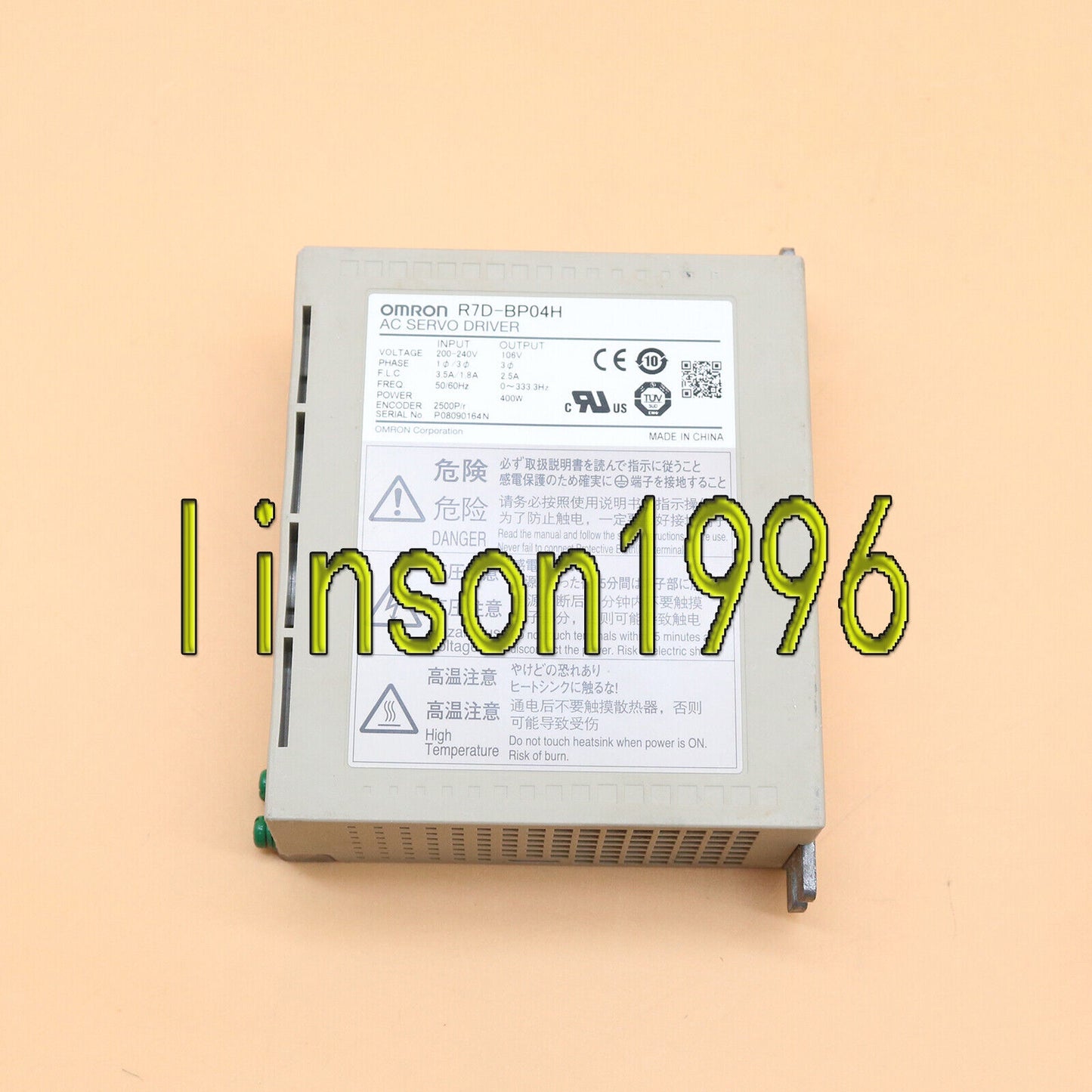 Omron R7DBP04H AC Servo Drive – Tested & Working - OMRON