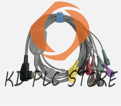 1PCS for Holter 10 Leads ECG Cable Leadwire Snap Plugs Compatible DMS300-4A