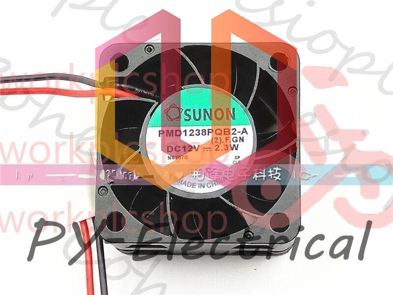 1 PCS SUNON Fan PMD1238PQB2-A DC12V 2.3W 3.8CM 3828 2 wire cooling fan