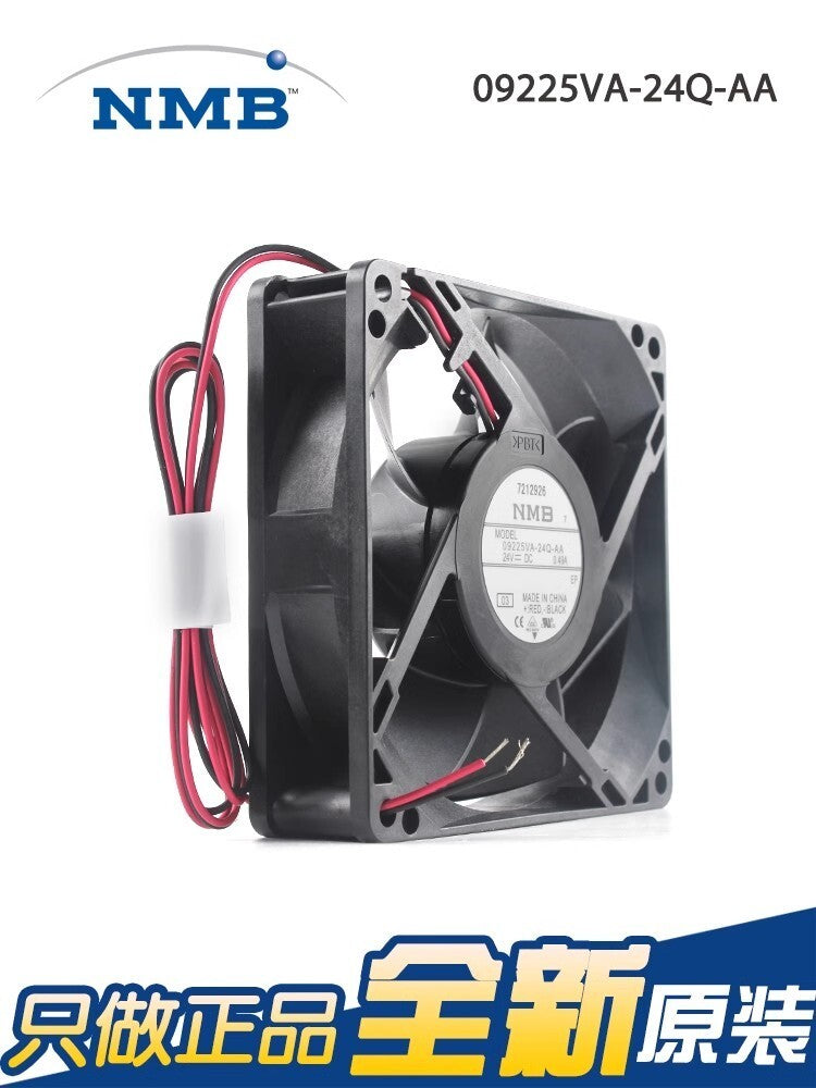 NMB 09225VA-24Q-AA 9225 DC24V 0.49A 2-Wire Small Axial Cooling Fan
