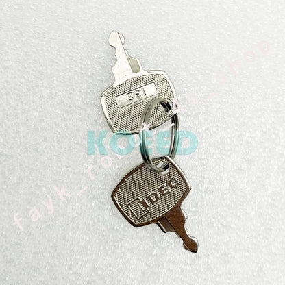 2Pcs F Yaskawa robot teach pendant gear switch key DX200 JZRCR-YPP21 keys Mew