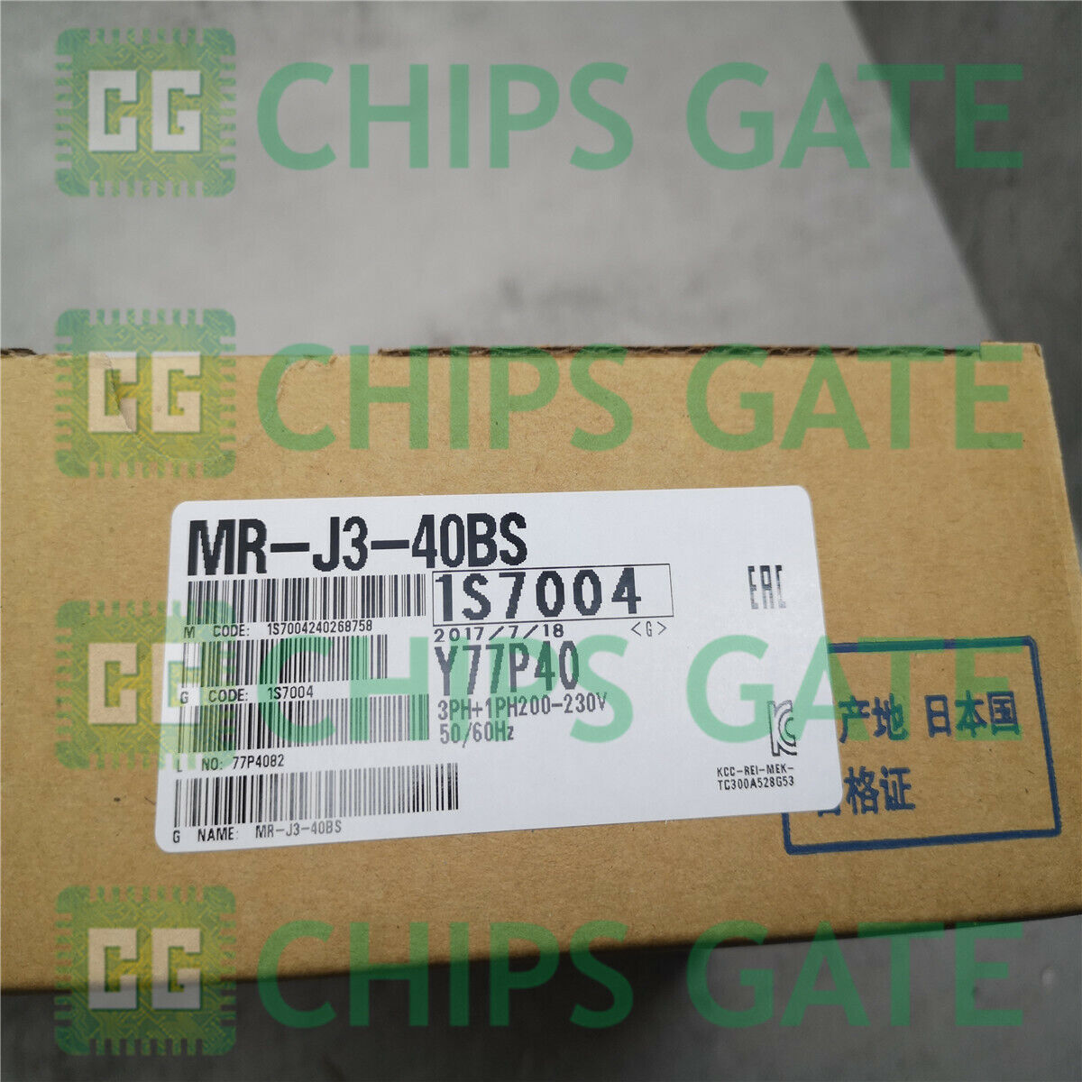 MITSUBISHI AC SERVO DRIVER MR-J3-40BS Fast Ship - MITSUBISHI