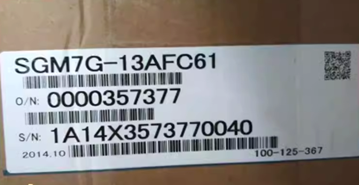 YASKAWA SGM7G-13AFC61 Servo Motor - YASKAWA