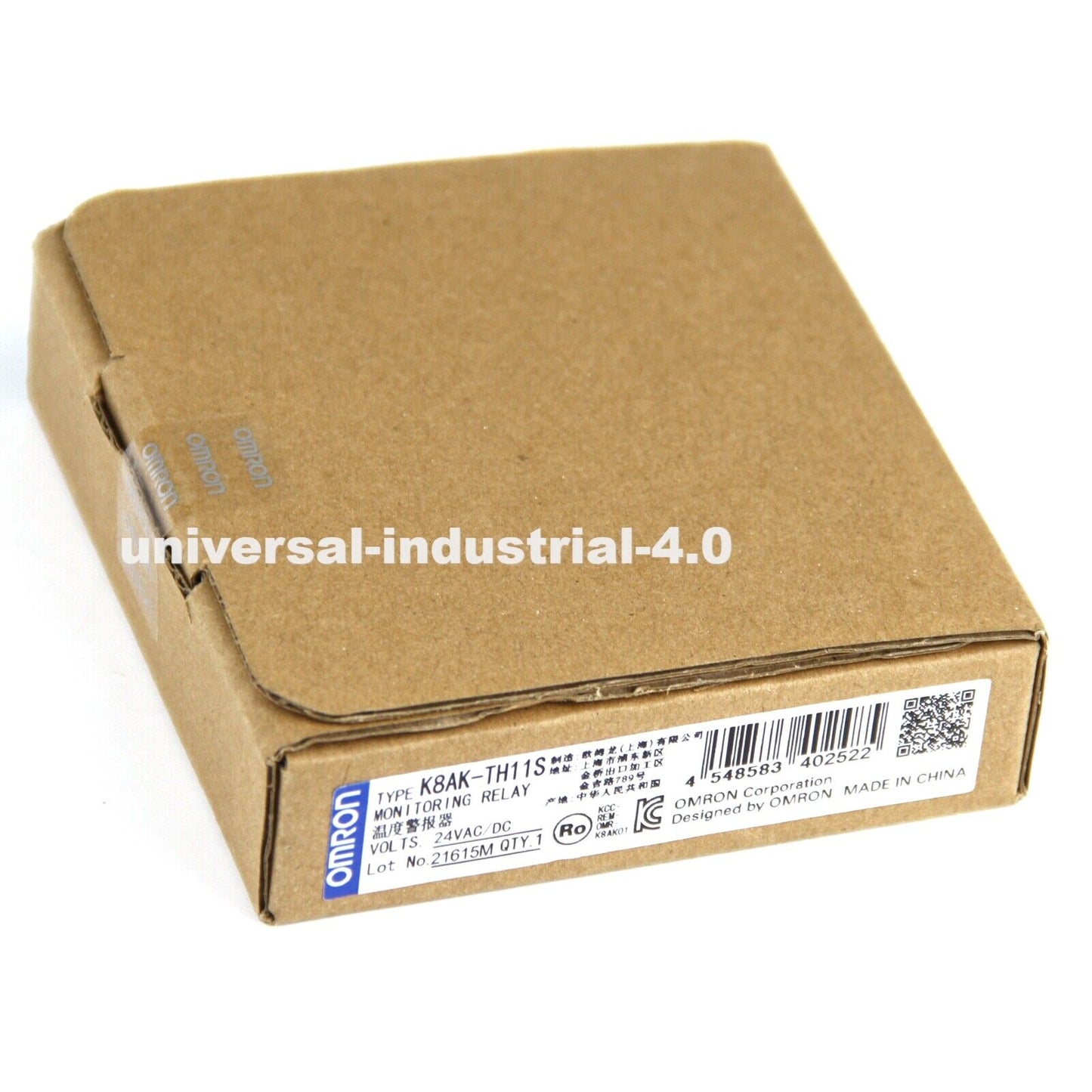 OMRON Temperature Sensor K8AK-TH11S 24V Alarm System AC/DC Compatible - OMRON