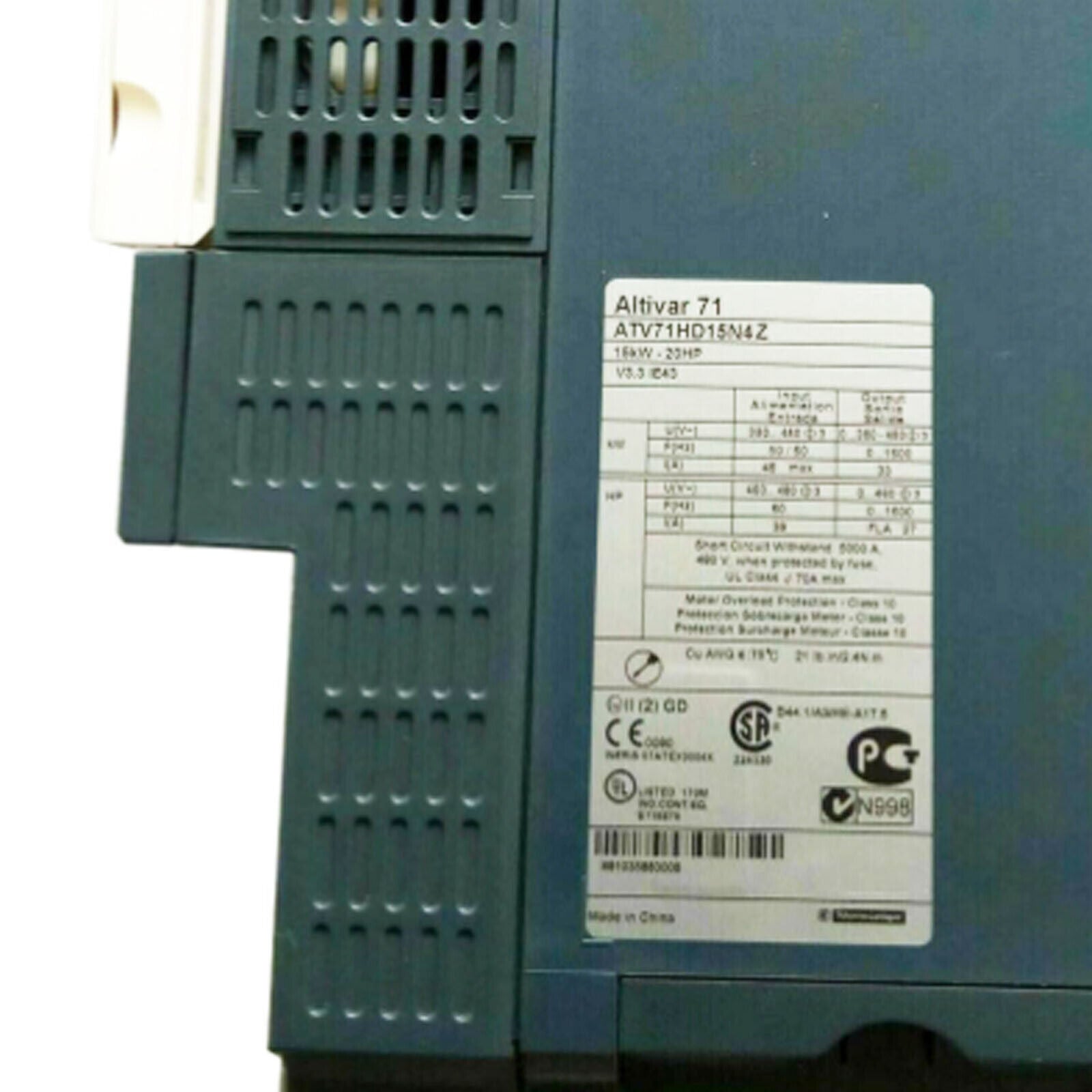 SCHNEIDER TELEMECANIQUE ATV71HD15N4 - SCHNEIDER TELEMECANIQUE