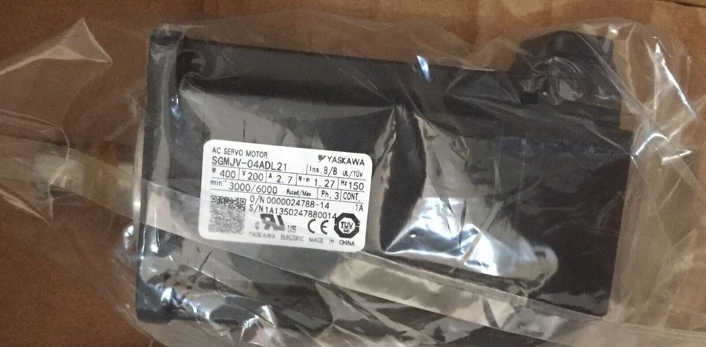 Yaskawa SGMJV-04ADL21 Servo Motor 400W - YASKAWA